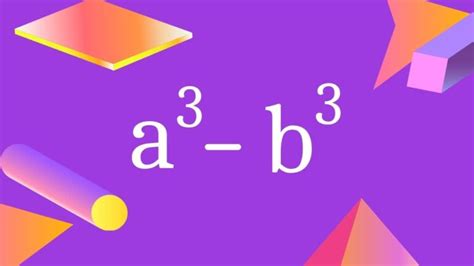 a cube minus b cube a³ – b³ formula Proof Examples &Applications.